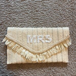 MRS Raffia Clutch